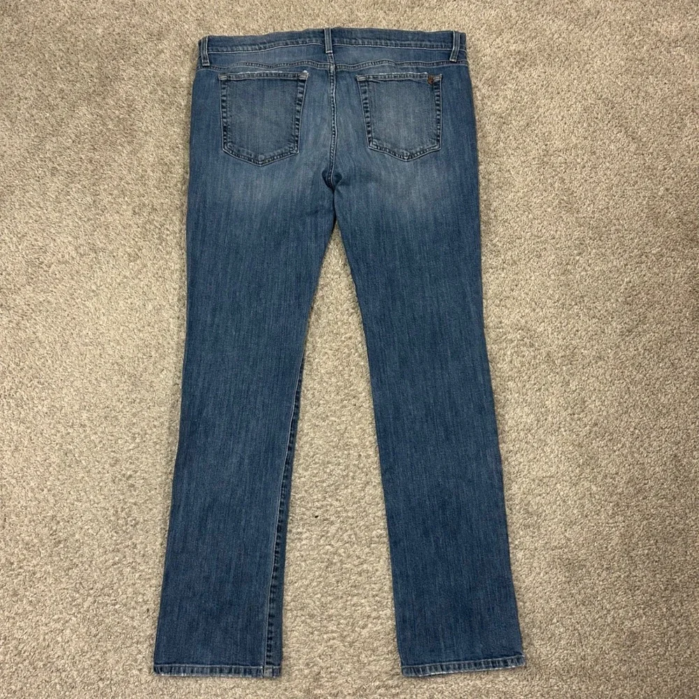 Joe's‎ Jeans The Brixton Size 38X34 Blue Straight Narrow Fit Stretch Denim